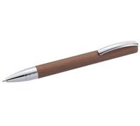 Online Vision Stylo-Bille Rétractable En Boite Cadeau Aluminium Bronzé Avec Certificat Cognac