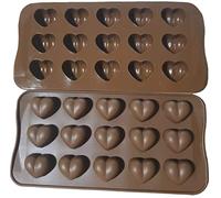 Onlineforu Ltd Moule à chocolat en silicone en forme de cœur Idéal pour la Saint-Valentin