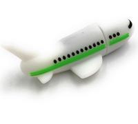 Onlineworld2013 Aéronef Avions de ligne blanc vert Funny USB Stick 64 GB USB 3.0