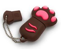 Onlineworld2013 Patte Patate Ours chien brun rose Funny Clé USB 128 GB USB 3.0