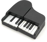 Onlineworld2013 Piano à queue Piano instrument de musique noir Funny USB Stick 64 GB USB 3.0