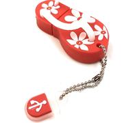 Onlineworld2013 Sandale Chaussure Flip Flop en rouge Funny Clé USB 128 Go USB 3.0