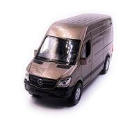 Onlineworld2013 Voiture de modèle Sprinter Panel Van Gold à l'échelle 1:34 (Licence)