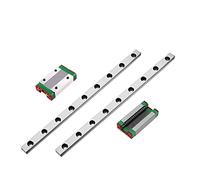 ONLISUM MGN12H 350 mm Lot de 2 mini guide linéaire avec 2 coussins de stockage MGN12H pour imprimantes 3D et machines CNC