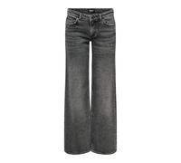 ONLY Onljuicy LW Wide DNM Dot890 Noos Jean Large, Dark Grey Denim, 26W x 32L Femmes