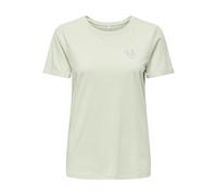 ONLY T-shirt 'ONLKita' vert pastel / argent, Taille M