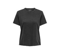 ONLY Onllucy Life S/S O-Neck Top Box JRS Noos Haut, Noir, S Femme