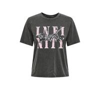ONLY Onllucy Life S/S Tigers JRS Top Box, Noir, S Femmes
