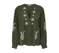 Onlmoon L/S EMB Top WVN Noos