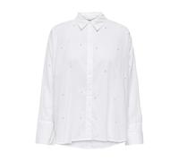 Onlnew Lina Grace Ls Pearl T-Shirt WVN, Cloud Dancer, XS