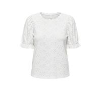 Onlnew Smilla S/S Puff Top JRS, Cloud Dancer, M