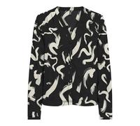 Onlnova Life VIS L/S Malou Top AOP, Noir/AOP : 587 Yoko, M