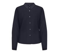 Onlnova Life VIS L/S Maya T-Shirt Solid, Bleu Nuit, M