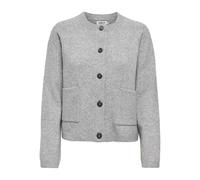 ONLY Cardigan 'ONLPIEMONTE' gris clair, Taille XL