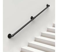 ONLT 240cm main courante,rampe escalier,Rampes d'escalier | Rampe D'escalier De Fer du Vent Industriel, L'intérieur du Foyer Et La Main Courante du Corridor Loft Extérieur
