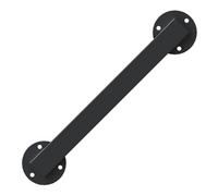ONLT main courante,30cm main courante pour escalier noir,Rampe d'escalier,rampe escalier de Barre de Garde de rétro de Tuyau de Fer de Vent Industriel,pour les escaliers,les murs,loft,couloir