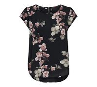 Onlvic S/S AOP Top Noos WVN, Noir, 34