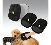 Onlvmyur Gant Poil Chat 4pcs Gant de Toilettage Chat Antistatiques Gant Chat Brossage Antistatiques Double Face Gant Poil Chat Chien Accessoire de Toilettage pour Animaux