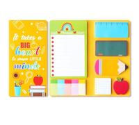 Onlvmyur Lot de 440 Feuilles Notes Autocollantes Journée de l'enseignant Notes Adhésives Personnalisé Sticky Notes Marque-pages Adhésifs Cadeaux pour Enfants Etudiants Enseignant(Professeur)