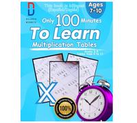 Only 100 Minutes to Learn Multiplication Tables: Grades 3 to 5 | Tables from 0 to 11