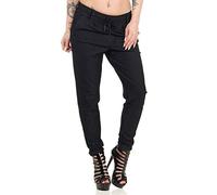 ONLY Femmes Pantalon à pince 'Poptrash' noir, Gris XL