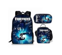 (Only a backpack, 29) Fortnite Printed School Backpack for Kids, Children's Satchel or Pen Bag, 3-Piece Set for School Supplies