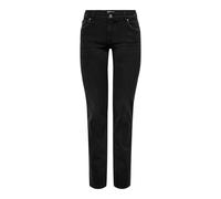 Only - Alicia Regular Jeans droits - Femme - Jeans - Noir - Taille: W26