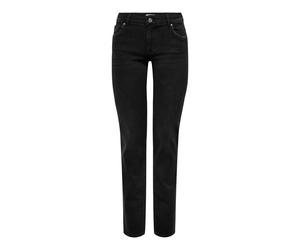 Only - Alicia Regular Jeans droits - Femme - Jeans - Noir - Taille: W28