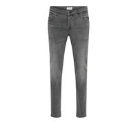 Only & Sons Jean slim ONSLOOM – Taille moyenne, Coupe slim, Denim noir – 34 / L34