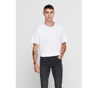 ONLY & SONS Onsmatt Longy SS Tee Noos T-Shirt Homme, Blanc (White White), XL