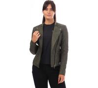 Only - "Ava" blouson de motard pour femme GT1910 (32 FR) (Vert)