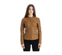Only - Bandit cuir Biker - Femme - Vestes - Brun - Taille: 36 FR