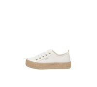 ONLY Onlida-1 Espadrille à Lacets pour Femme, Blanc., 40 EU