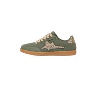 ONLY Baskets basses 'ONLSANDRA' or / olive, Taille 36