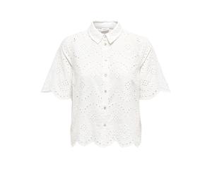 ONLY Bluse ONLVALAIS crème | XS