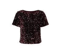 ONLY Boat Top Onlanika SS Sequins WVN Haut Bateau, Vinetasting, L Femme