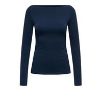 ONLY Boatneck Top Onlkiss Life Ls T-Shirt à col Bateau CC JRS Noos, Blazer Bleu Marine, S Femmes