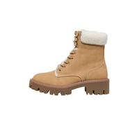 ONLY Bottines à lacets 'ONLBETTY-11' crème / camel, Taille 36