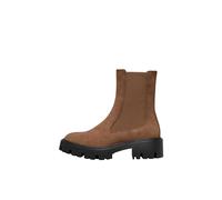 ONLY Bottines ONLBETTY-1 en nubuck PU pour femme, cognac, taille 38 EU, cognac, 38 EU