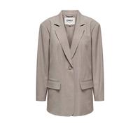 Only - Boyfriend Melange Blazer - Femme - Vestes - Beige - Taille: 38 FR