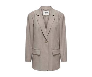 Only - Boyfriend Melange Blazer - Femme - Vestes - Beige - Taille: 44 FR