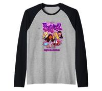 Only Bratz Are Bratz Aérographe Rose Violet Paillettes Rétro Manche Raglan