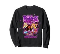 Only Bratz Are Bratz Aérographe Rose Violet Paillettes Rétro Sweatshirt