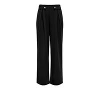 ONLY Button Wide Pant Onlsania Pantalon Large à Boutons CC JRS, Noir, XS Femmes