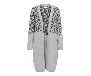 ONLY Cardigan 'JADE' gris chiné / noir, Taille XS