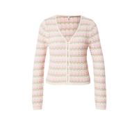 ONLY Cardigan 'ONLASA' gris / rose / blanc, Taille L