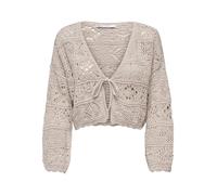 ONLY Cardigan ONLBEACH Cardigan | Regular Fit, Manches 7/8, Court, Casual, Température maximale 30°C programme doux