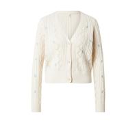 ONLY Cardigan 'ONLBIRTIE' écru / bleu roi / olive, Taille M