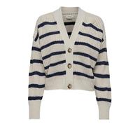 Only Cardigan ONLCarol bleu foncé / taupe Taille XL