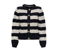 ONLY Cardigan 'ONLCrystal' crème / noir, Taille L